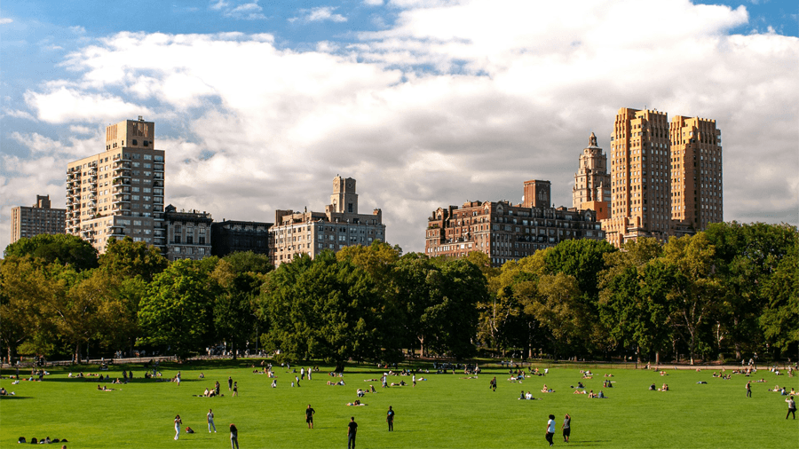 Central park i New York.