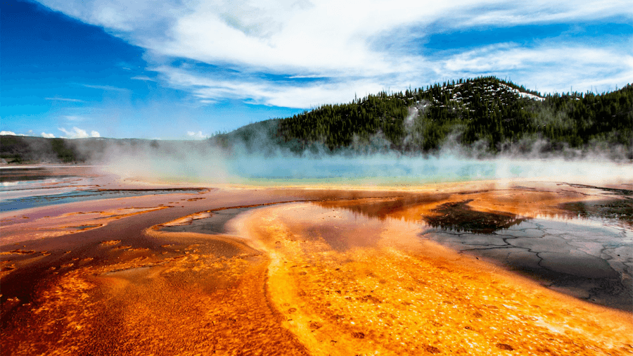 Yellowstone nationalpark.
