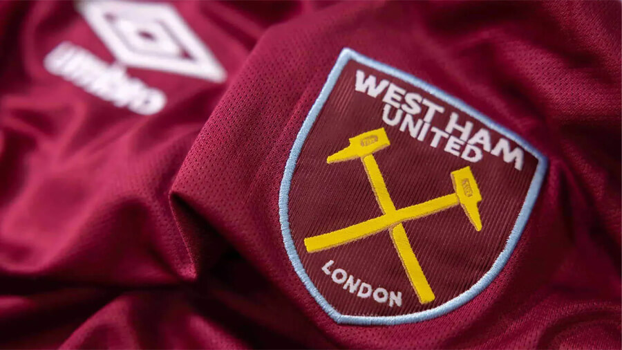 Klubbemblem för West Ham.