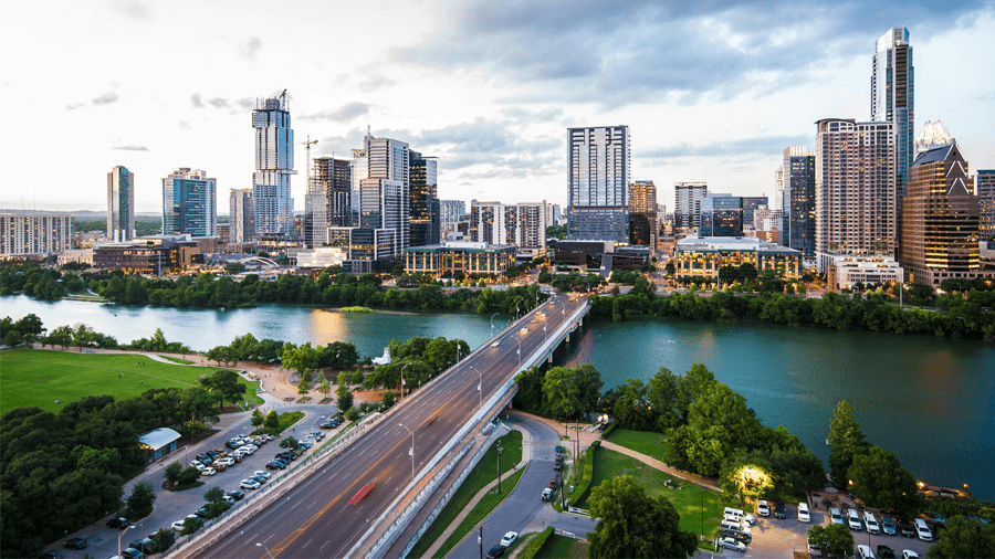 Staden Austin i Texas.